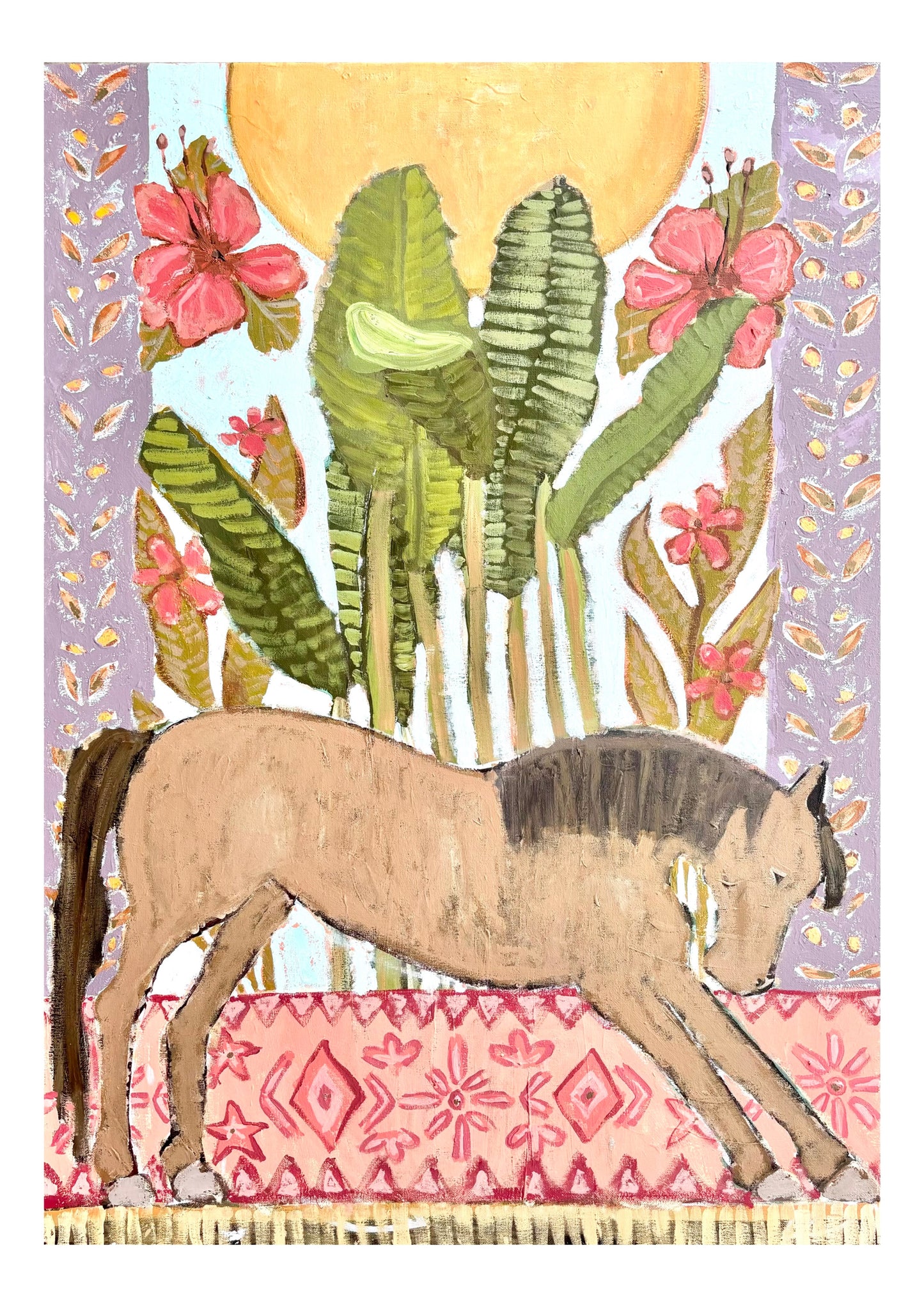 Meandering Buckskin ~ Print