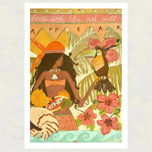 Leap And The Net Will Appear ~ Print